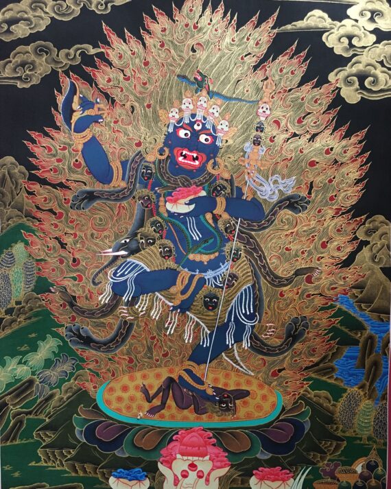 Vajrapani- The Protector Thangka